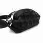 BOTTEGA VENETA Intrecciato Shoulder Bag Nylon Black