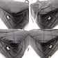CHANEL Cambon Shoulder Bag Leather Black CC Logo
