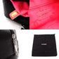 CHANEL Cambon Shoulder Bag Leather Black CC Logo