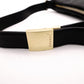 CHANEL Choco Bar Shoulder Bag, Lambskin, Black, Gold Hardware, Women's