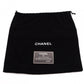 CHANEL Choco Bar Shoulder Bag, Lambskin, Black, Gold Hardware, Women's
