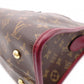 LOUIS VUITTON Popincourt PM Monogram Canvas Handbag, PVC Leather, Brown, 2-Way