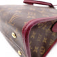 LOUIS VUITTON Popincourt PM Monogram Canvas Handbag, PVC Leather, Brown, 2-Way