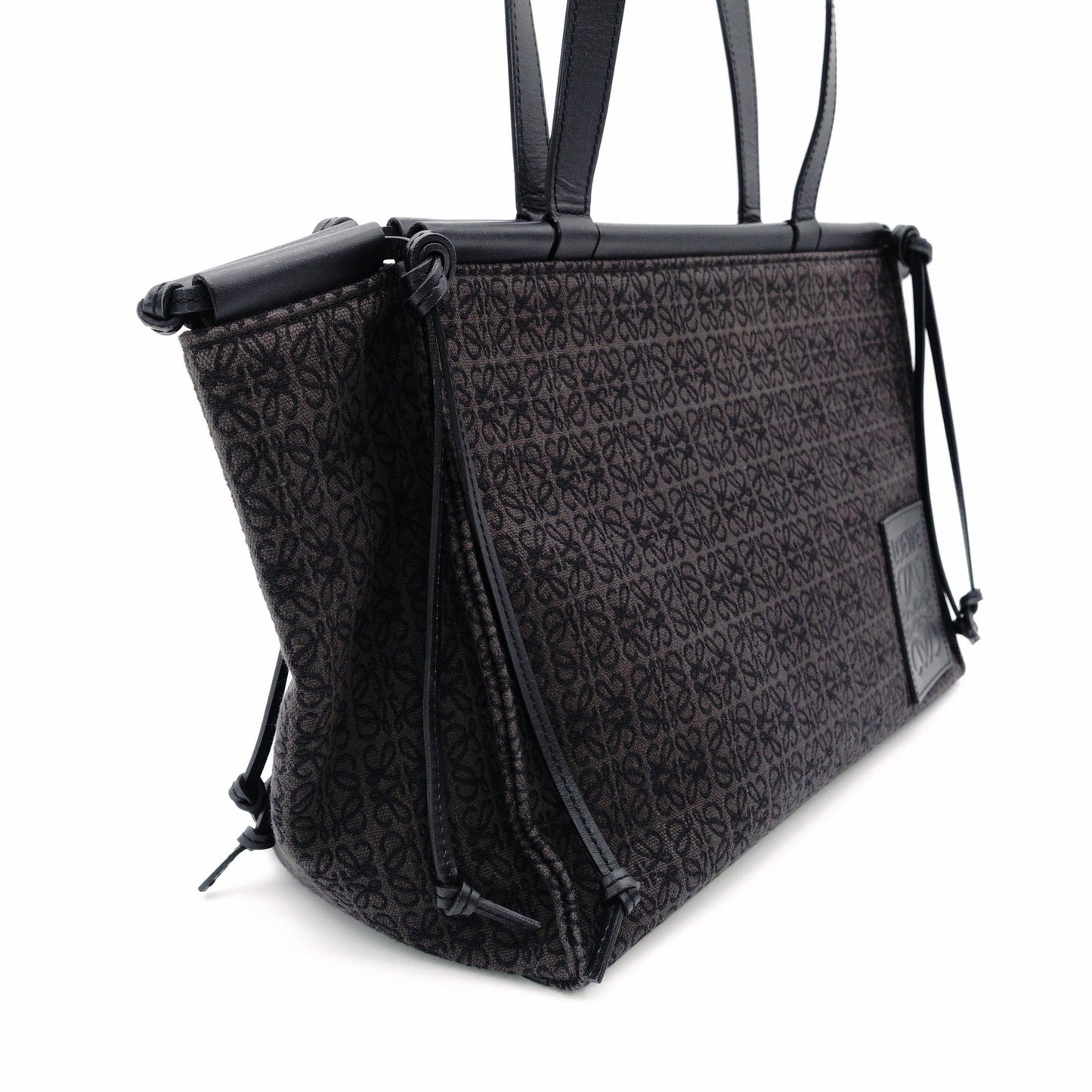 LOEWE Cushion Tote Anagram Shoulder Bag/Leather/Canvas