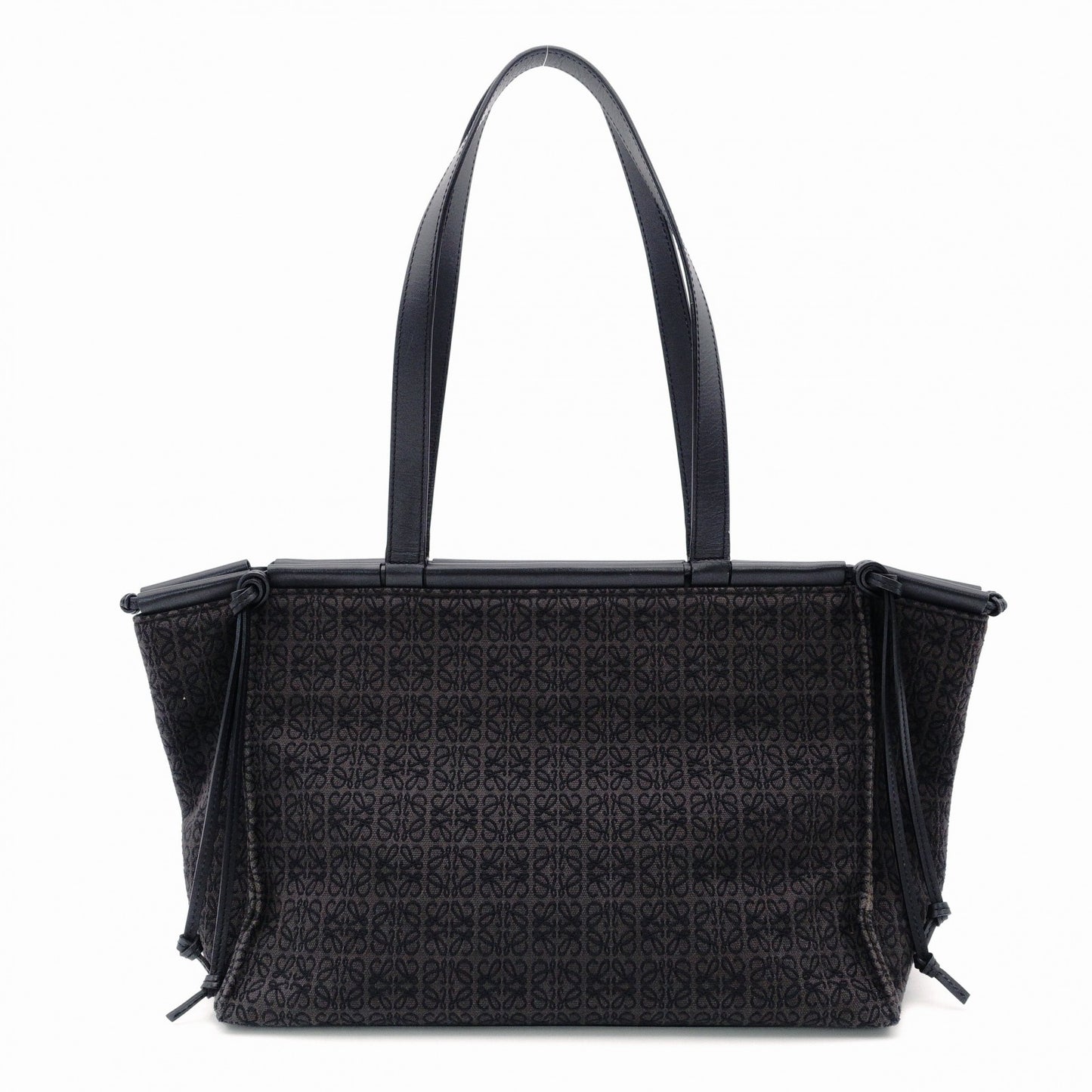 LOEWE Cushion Tote Anagram Shoulder Bag/Leather/Canvas
