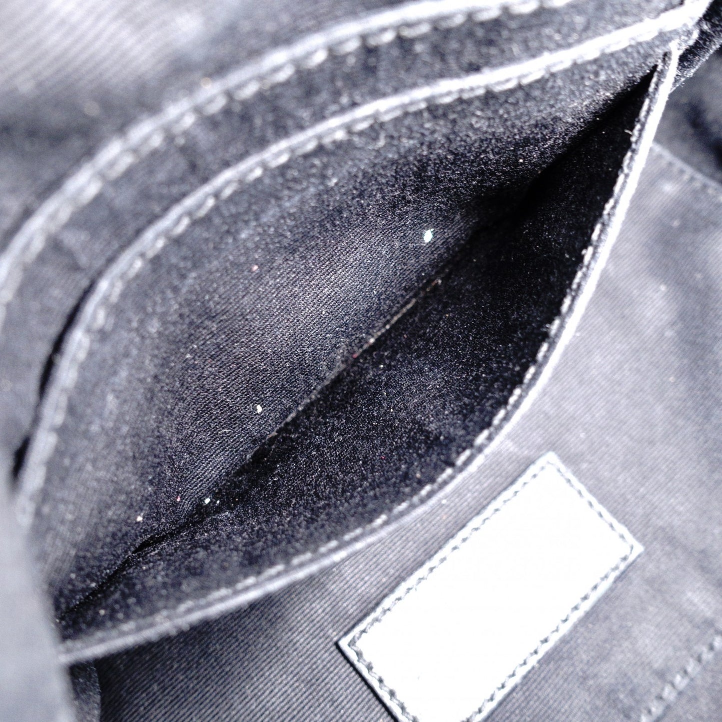 SAINT LAURENT Cassandra Leather Body Bag in Black with Silver Hardware