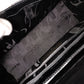 Salvatore Ferragamo Gancini Handbag, Patent Leather, Black, 2-Way, Gold Hardware