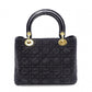 Christian Dior Lady Dior Handbag, Nylon, Black, 2-Way