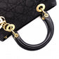 Christian Dior Lady Dior Handbag, Nylon, Black, 2-Way