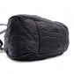 Christian Dior Drawstring Macro Cannage Shoulder Bag, Nylon, Black