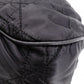 Christian Dior Drawstring Macro Cannage Shoulder Bag, Nylon, Black