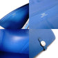 HERMES Dogon Long Wallet Leather Blue Wallet C-Stamped