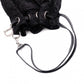 Christian Dior Drawstring Macro Cannage Shoulder Bag, Nylon, Black
