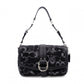COACH Soho Signature Shoulder Bag black/gray canvas/leather Women