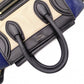 CELINE Luggage Nano Handbag, Leather, Beige, Navy, Black, 2-Way
