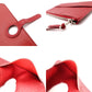 HERMES Dogon Long Wallet Leather Red Wallet □L Stamped