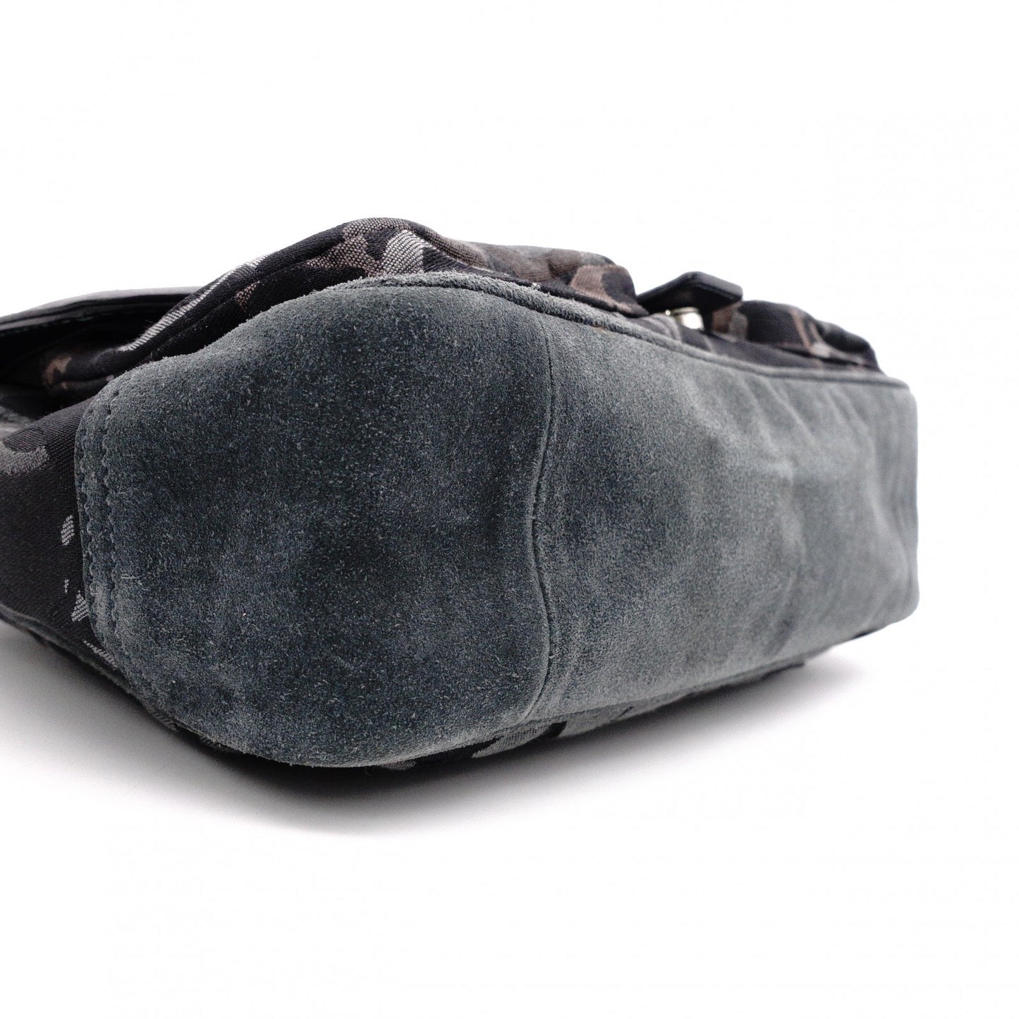 COACH Soho Signature Shoulder Bag black/gray canvas/leather Women