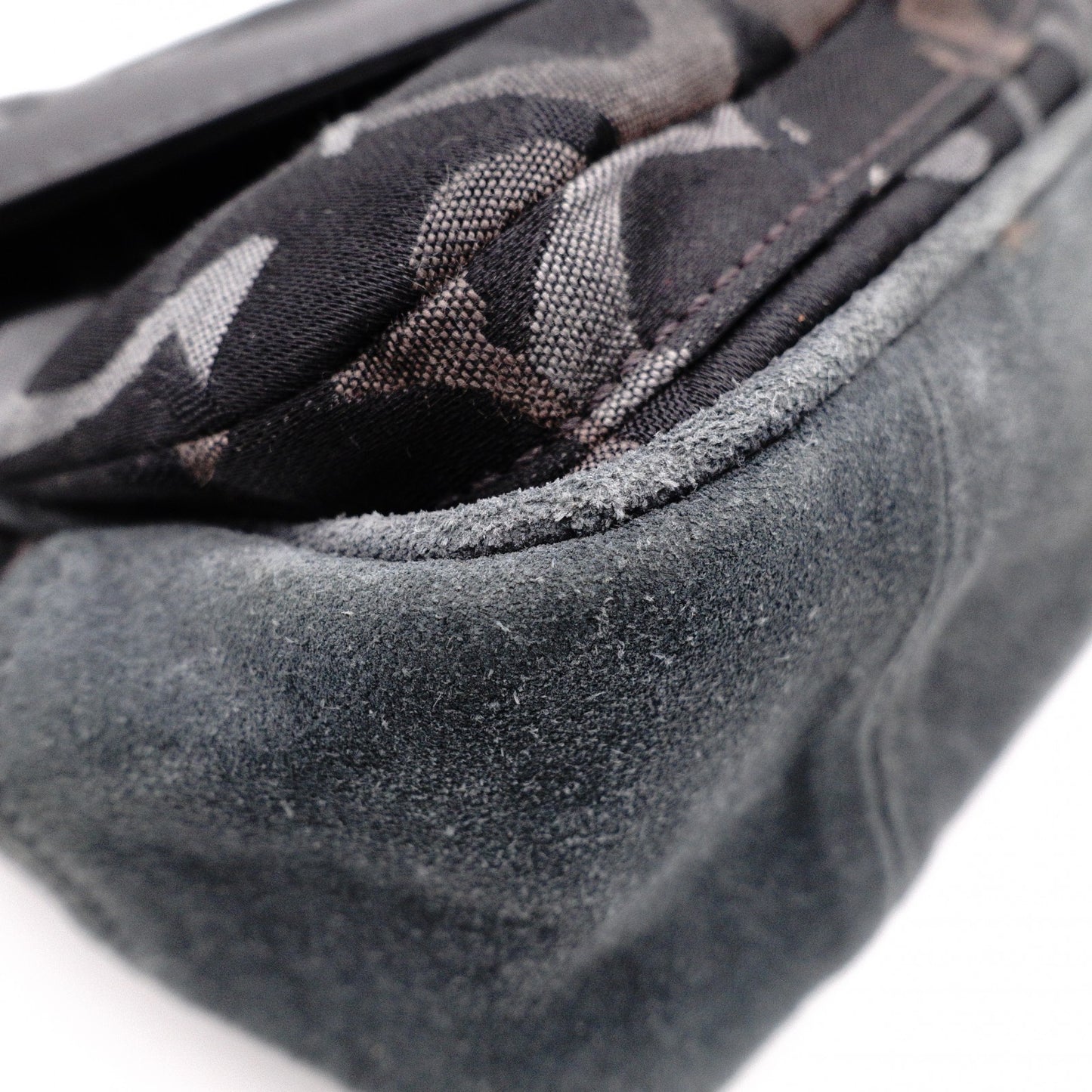 COACH Soho Signature Shoulder Bag black/gray canvas/leather Women