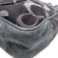 COACH Soho Signature Shoulder Bag black/gray canvas/leather Women
