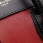 CELINE Luggage Micro Handbag, Leather, Beige and Red Tote Bag