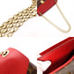 Louis Vuitton Parthé Monogram Canvas Shoulder Bag Brown × Red