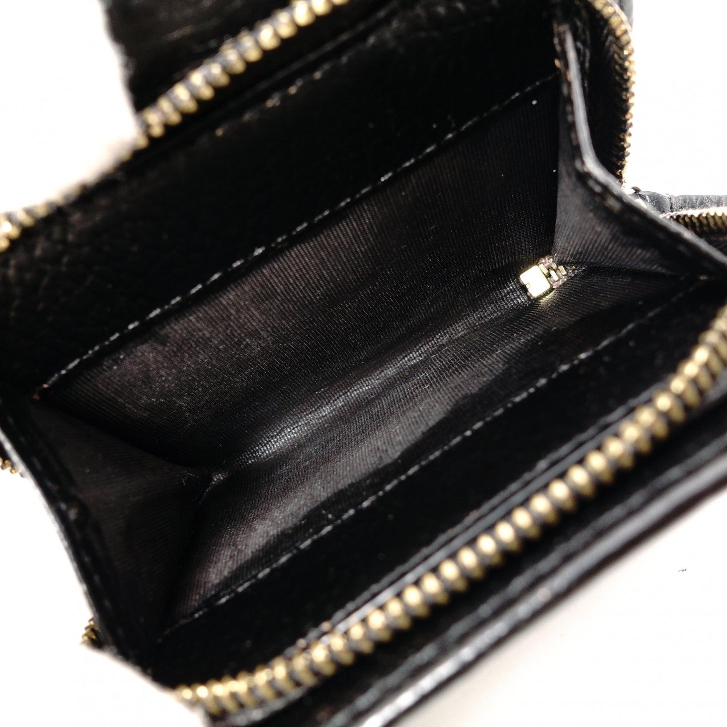 GUCCI Marmont Bifold Wallet Leather Wallet Black