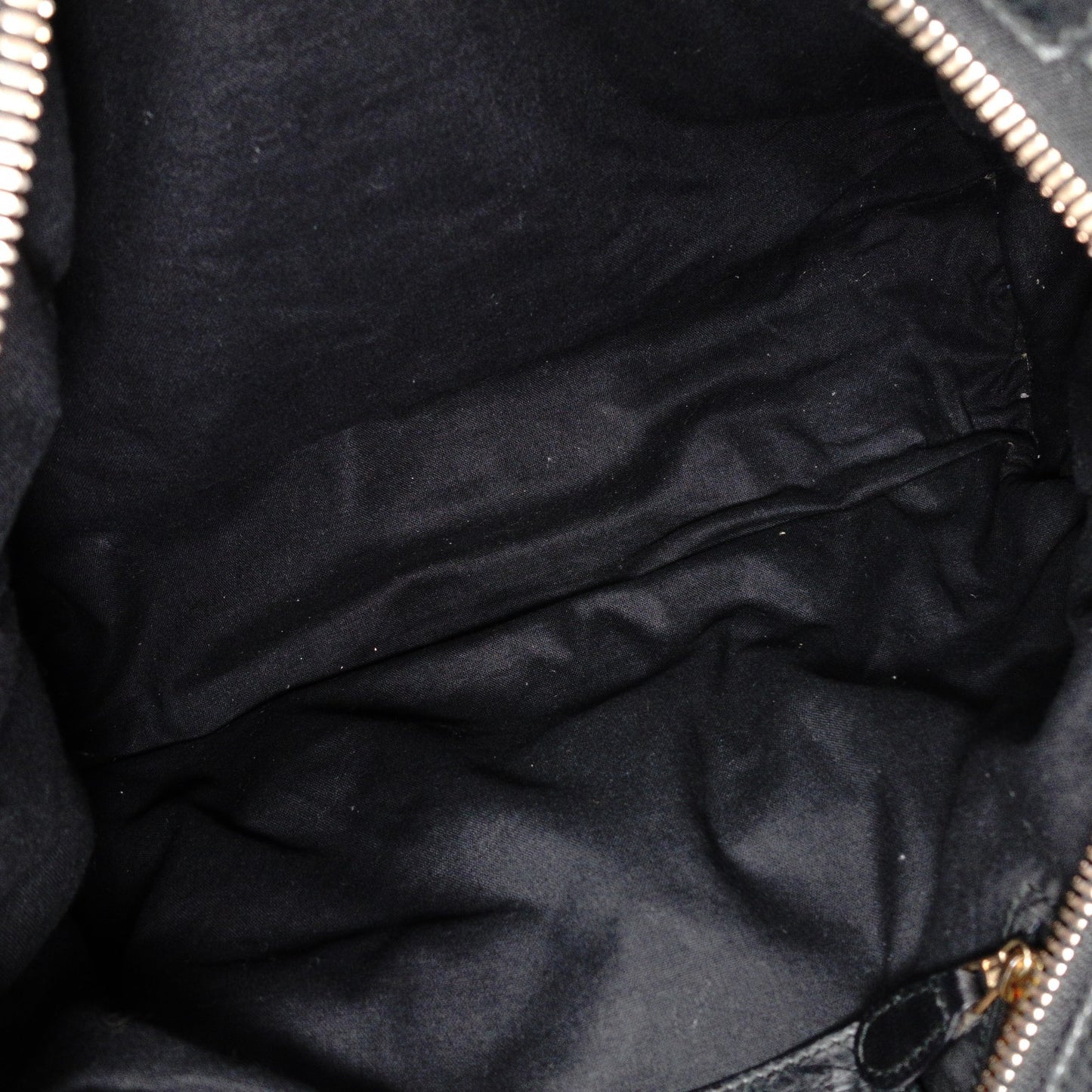 BALENCIAGA Giant City Handbag, Leather, Black, 2-Way, Gold Hardware, Crossbody