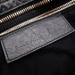 BALENCIAGA Giant City Handbag, Leather, Black, 2-Way, Gold Hardware, Crossbody