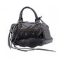 BALENCIAGA The City Handbag, Leather, Black, 2-Way Crossbody