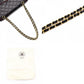 CHANEL Classic W-Flap Matelassé Shoulder Bag, Leather, Black, Vintage Lambskin