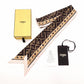 FENDI Silk Scarf in Brown Twilly