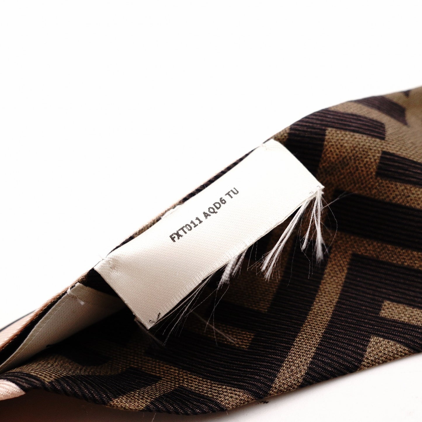 FENDI Silk Scarf in Brown Twilly