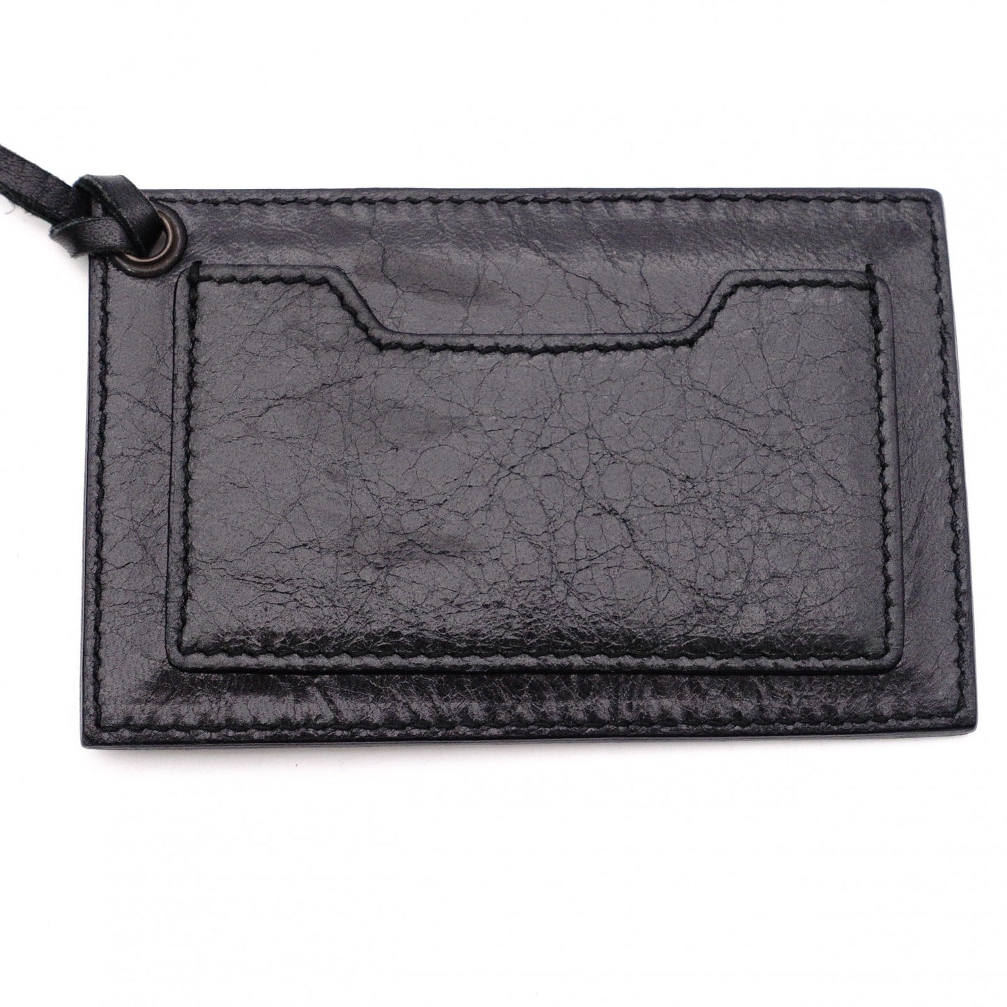 BALENCIAGA The City Handbag, Leather, Black, 2-Way Crossbody