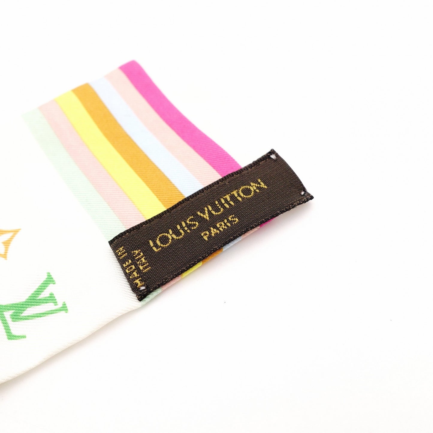 LOUIS VUITTON Bandou Scarf Multicolor Twilly