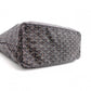GOYARD Saint Louis PM Tote Bag, PVC and Leather, Black, Shoulder Bag, A4 Size