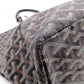 GOYARD Saint Louis PM Tote Bag, PVC and Leather, Black, Shoulder Bag, A4 Size