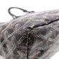 GOYARD Saint Louis PM Tote Bag, PVC and Leather, Black, Shoulder Bag, A4 Size