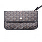 GOYARD Saint Louis PM Tote Bag, PVC and Leather, Black, Shoulder Bag, A4 Size