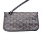 GOYARD Saint Louis PM Tote Bag, PVC and Leather, Black, Shoulder Bag, A4 Size