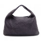BOTTEGAVENETA Intrecciato Shoulder Bag, Leather, Purple