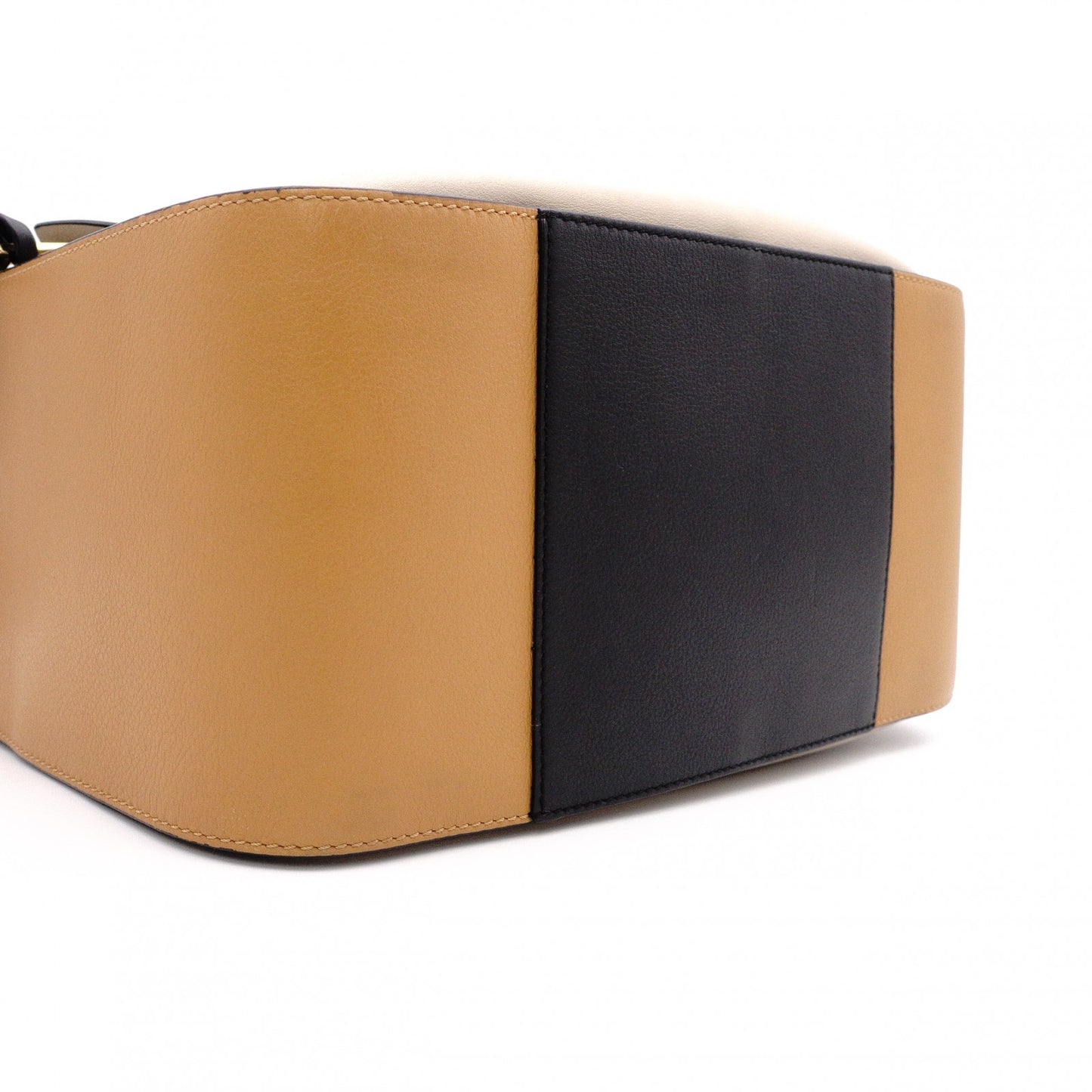 LOEWE Hammock Small Handbag, Leather, Brown, 2-Way, Anagram Shoulder Bag