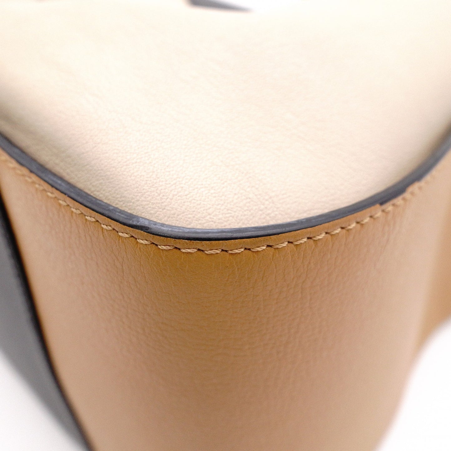 LOEWE Hammock Small Handbag, Leather, Brown, 2-Way, Anagram Shoulder Bag