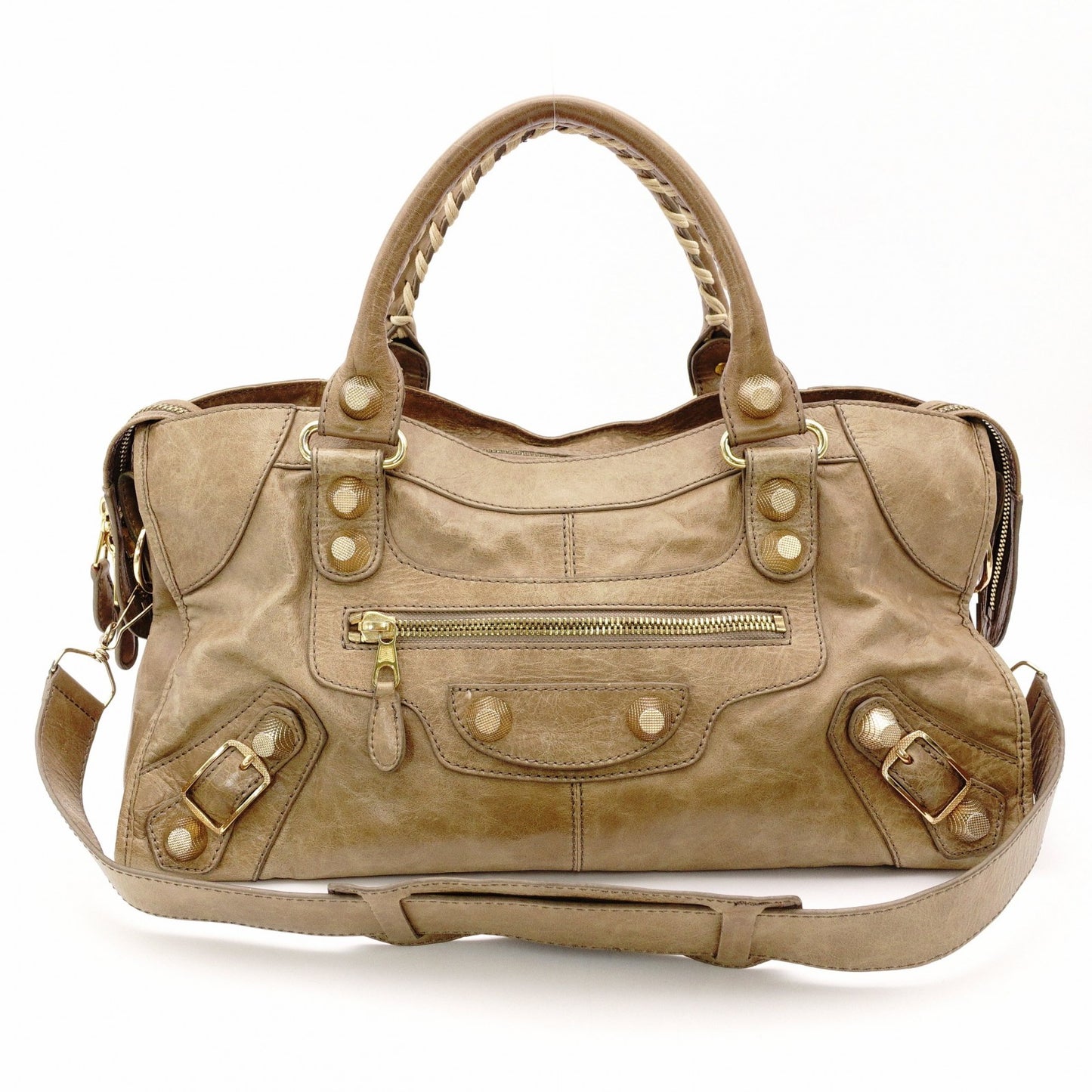BALENCIAGA The Giant Part-Time Handbag Brown