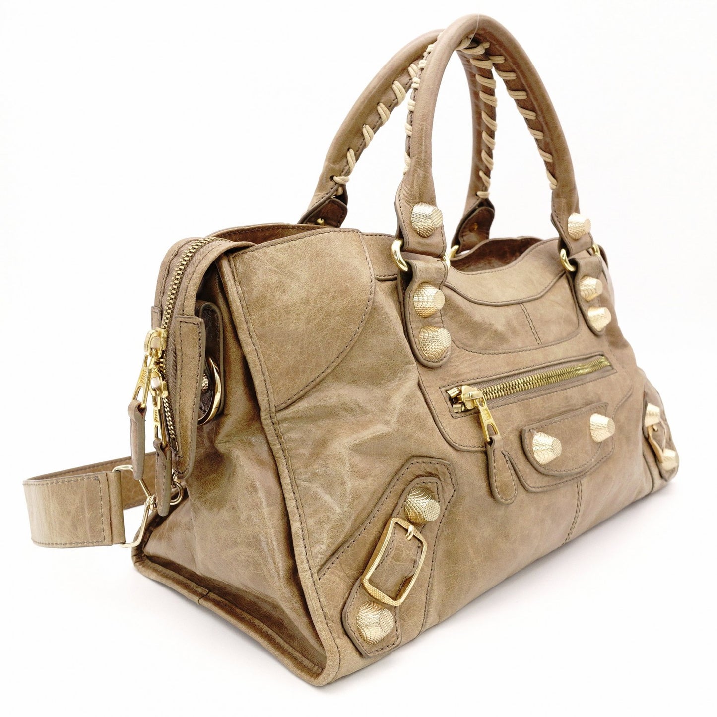 BALENCIAGA The Giant Part-Time Handbag Brown