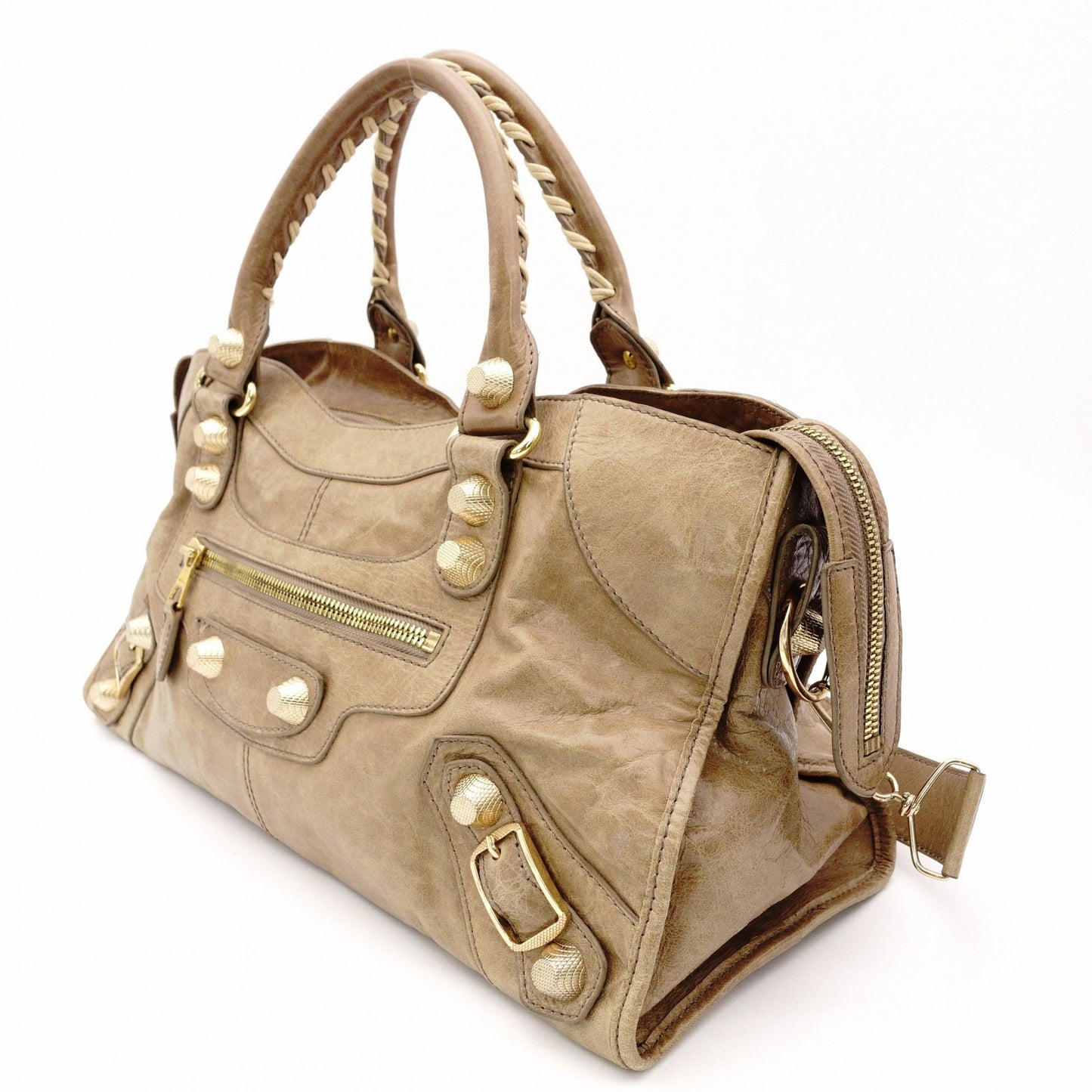 BALENCIAGA The Giant Part-Time Handbag Brown