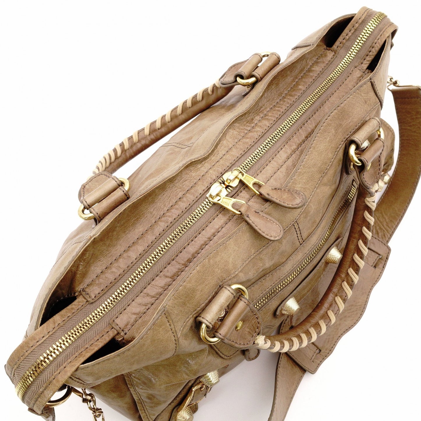 BALENCIAGA The Giant Part-Time Handbag Brown