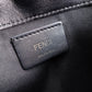 FENDI Shoulder Bag, Leather, Black, Gold Hardware, FF Logo