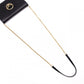 FENDI Shoulder Bag, Leather, Black, Gold Hardware, FF Logo
