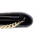 FENDI Shoulder Bag, Leather, Black, Gold Hardware, FF Logo
