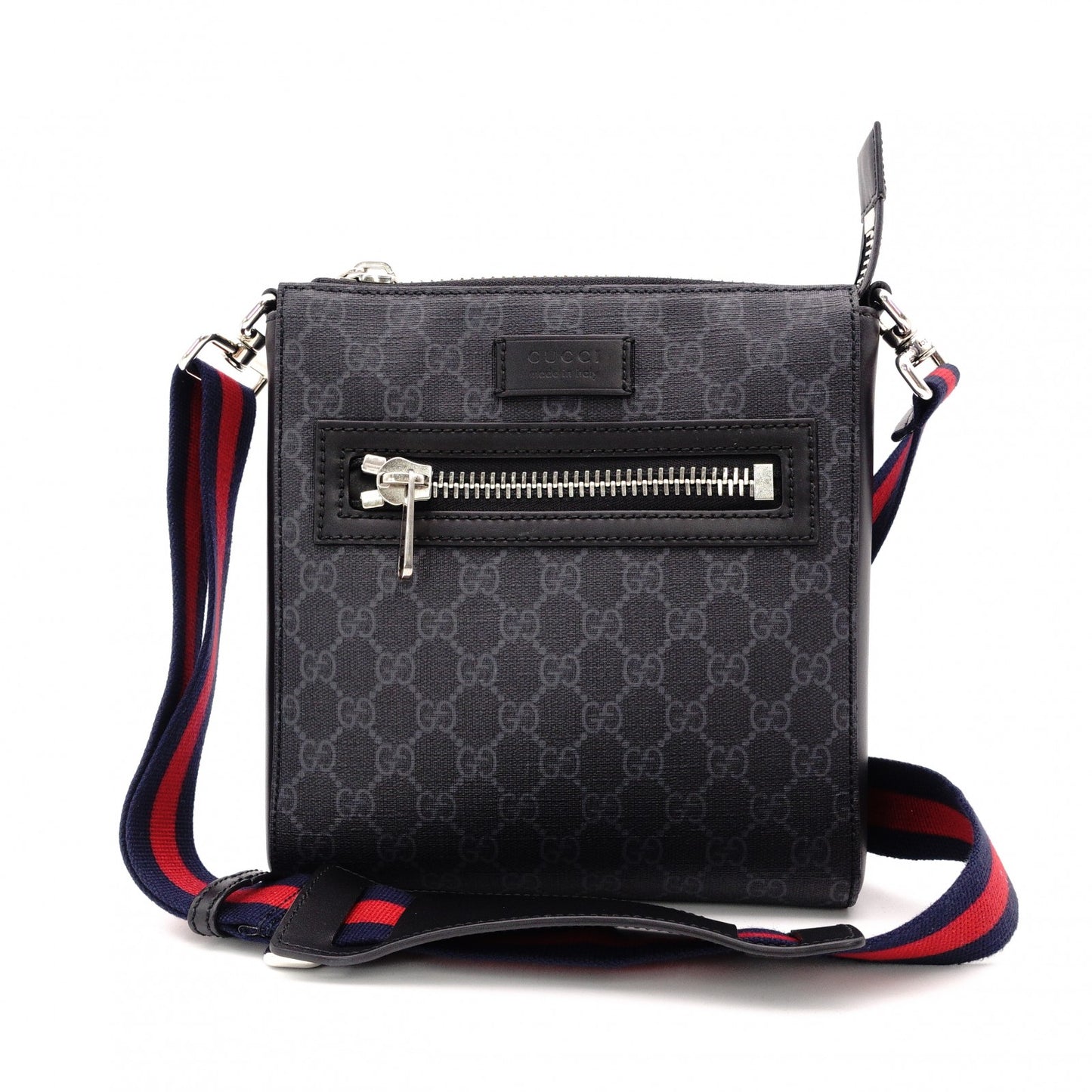 GUCCI Small Messenger Bag GG Supreme Shoulder Bag PVC